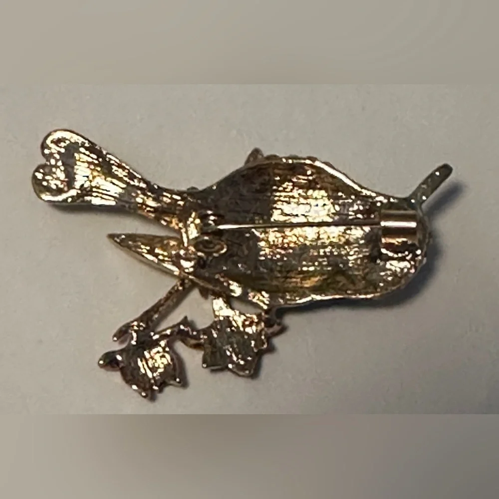 Bird Rhinestones Pin - Picture 5 of 10